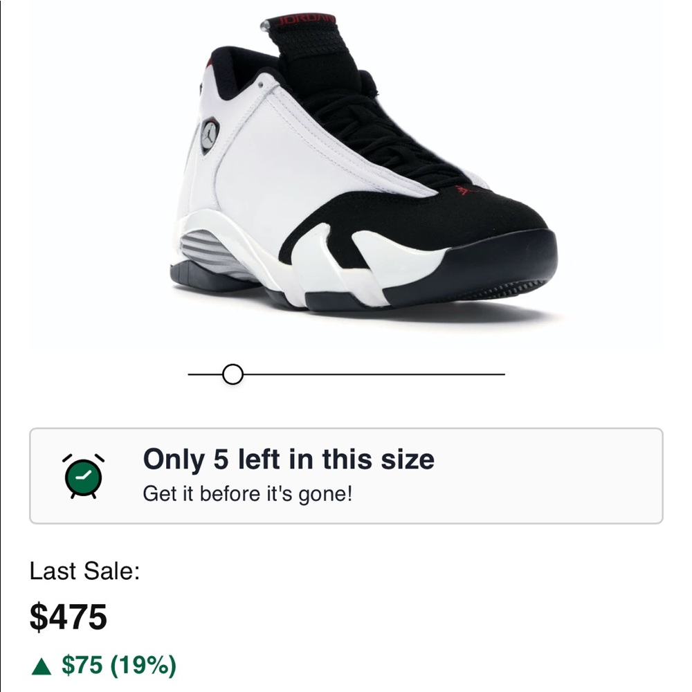 Air Jordan retro 14 black toe men’s size 12